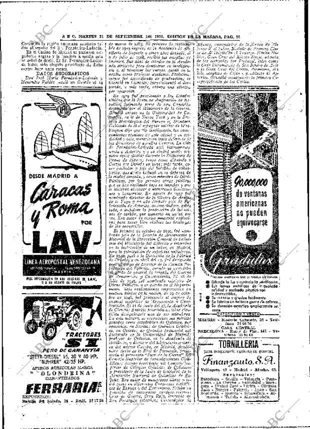 ABC MADRID 21-09-1954 página 22