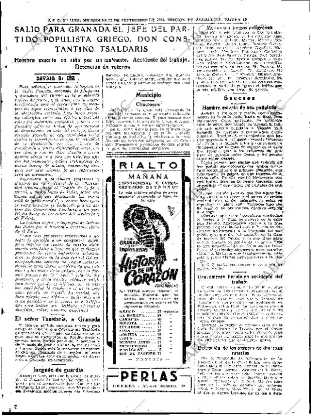 ABC SEVILLA 22-09-1954 página 19