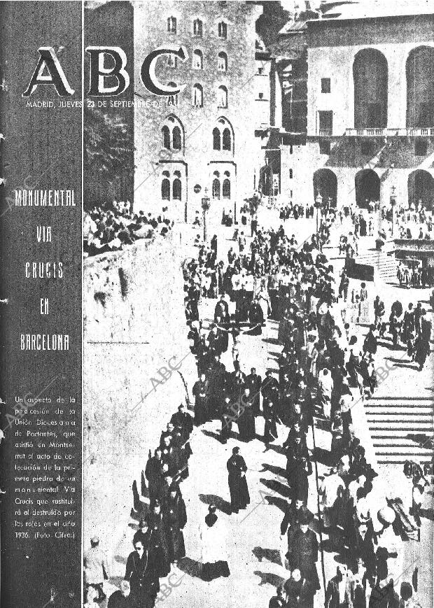 ABC MADRID 23-09-1954 página 1