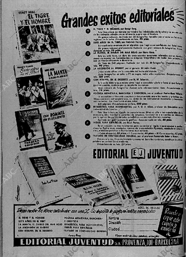 ABC MADRID 23-09-1954 página 40