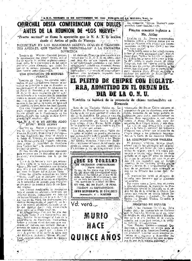 ABC MADRID 24-09-1954 página 19