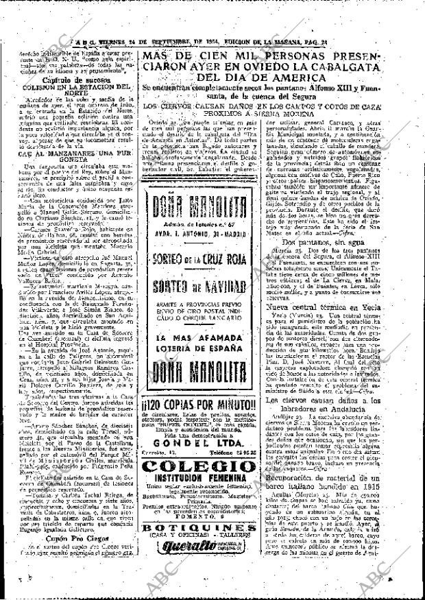 ABC MADRID 24-09-1954 página 24