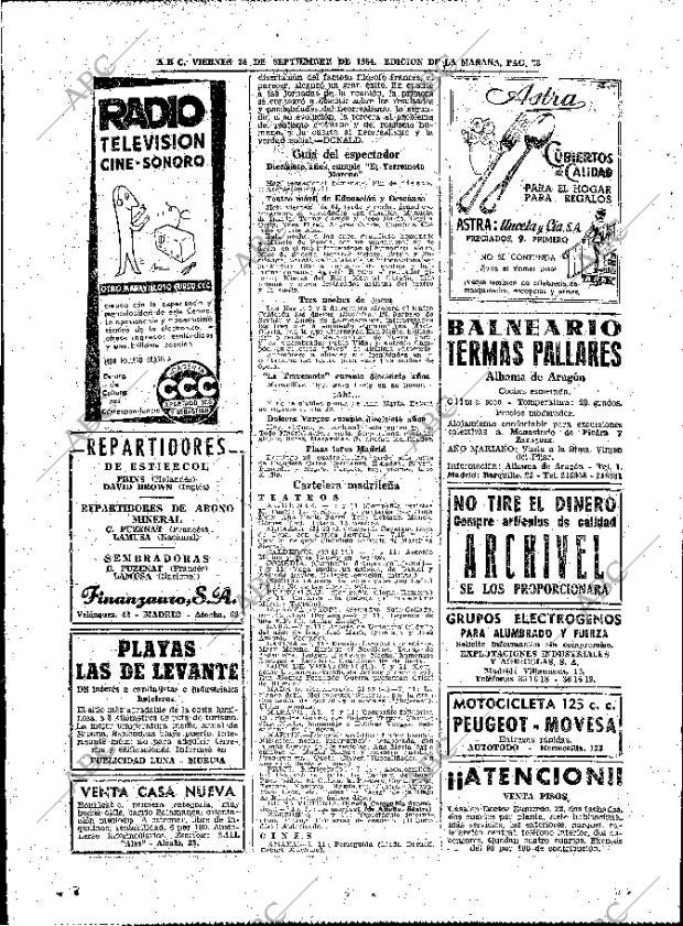 ABC MADRID 24-09-1954 página 28