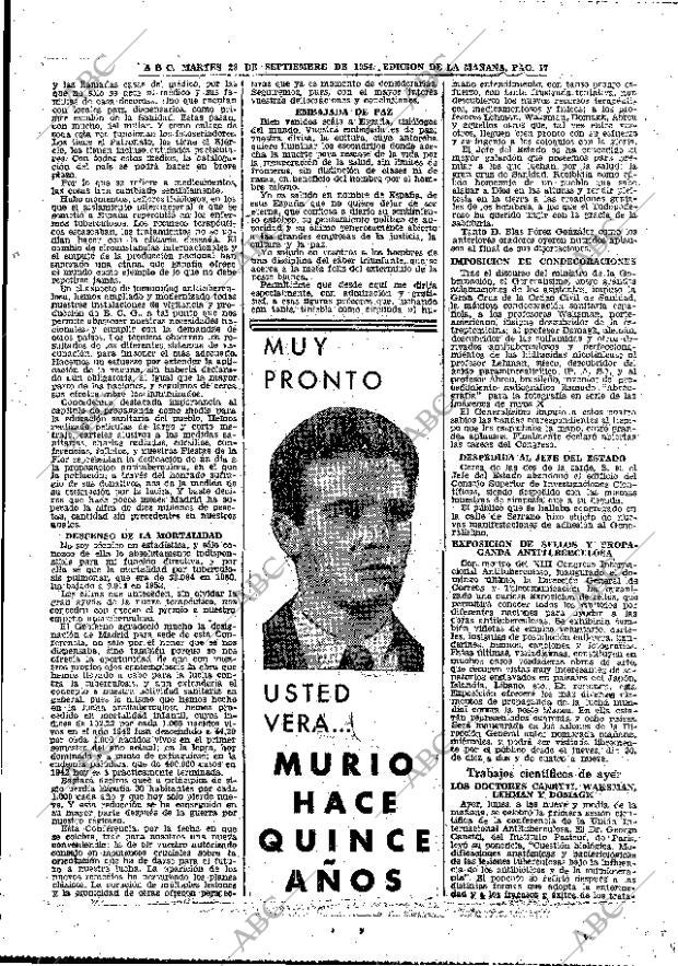 ABC MADRID 28-09-1954 página 17