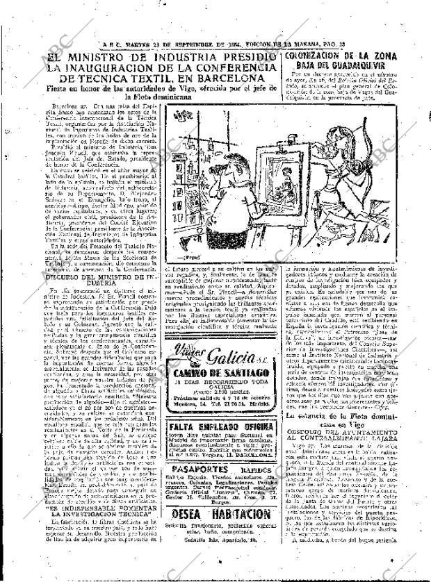 ABC MADRID 28-09-1954 página 23