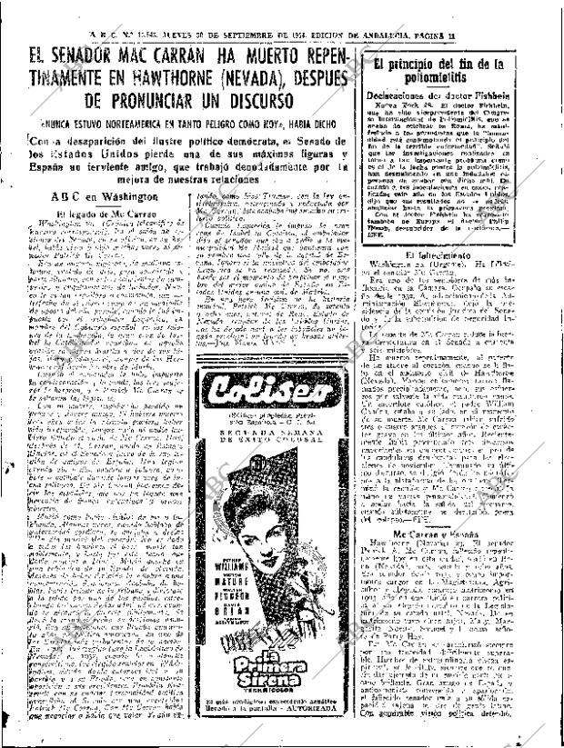 ABC SEVILLA 30-09-1954 página 11