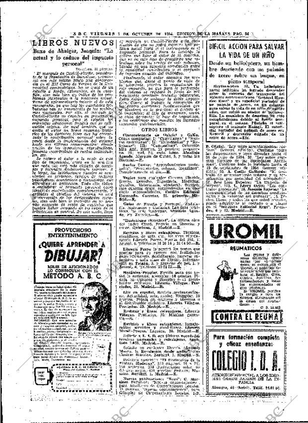 ABC MADRID 01-10-1954 página 32