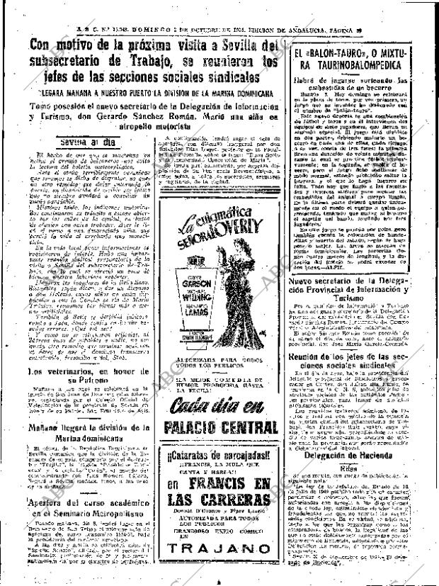 ABC SEVILLA 03-10-1954 página 29