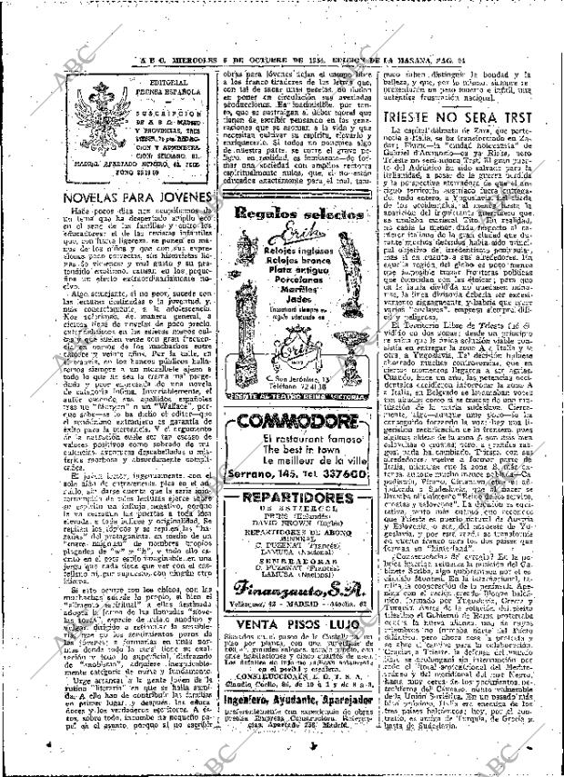 ABC MADRID 06-10-1954 página 24