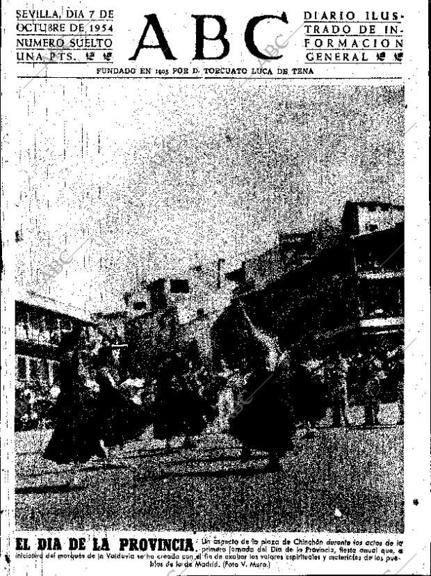 ABC SEVILLA 07-10-1954 página 1
