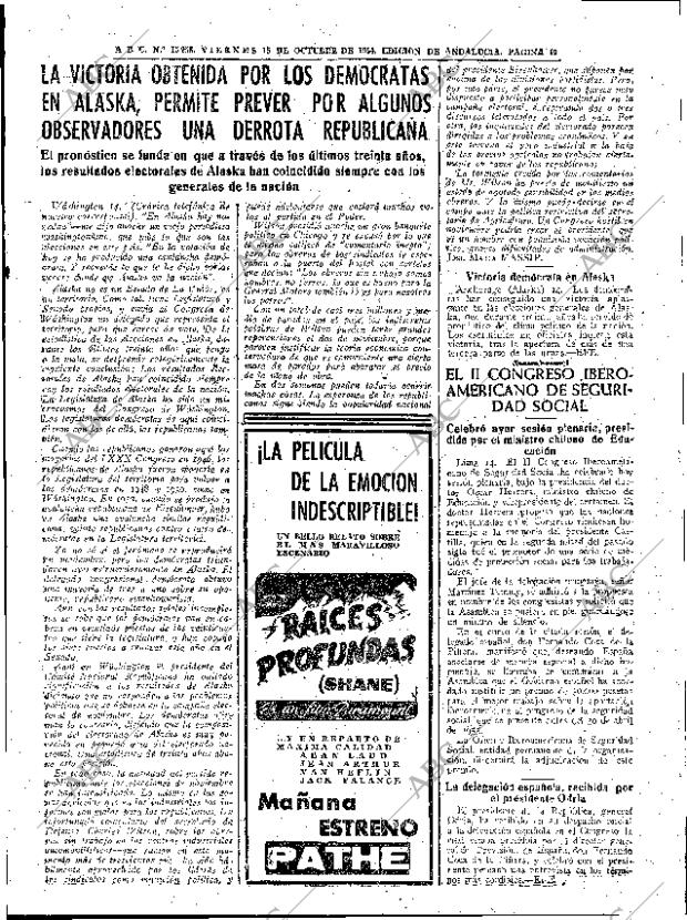 ABC SEVILLA 15-10-1954 página 19