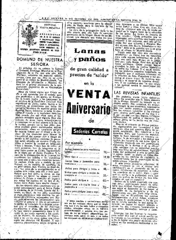 ABC MADRID 21-10-1954 página 22