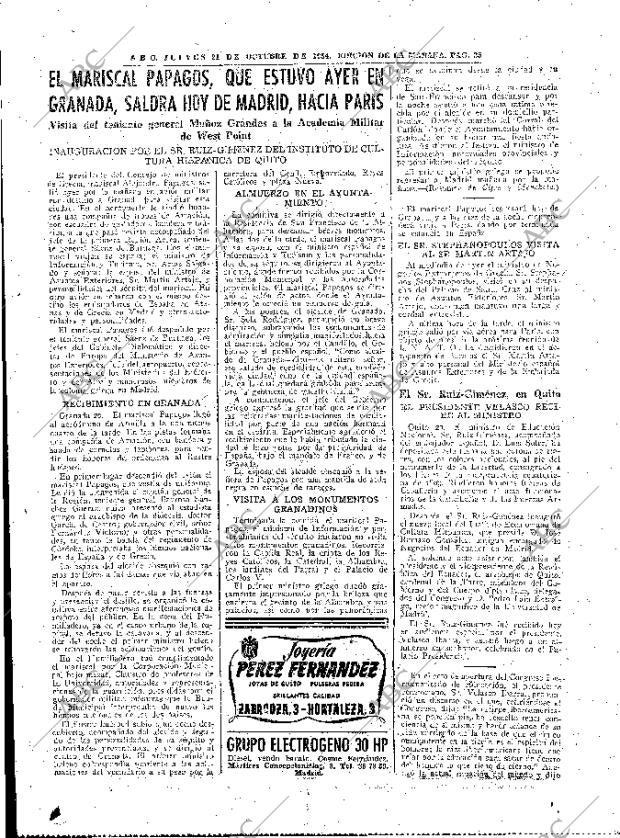 ABC MADRID 21-10-1954 página 23