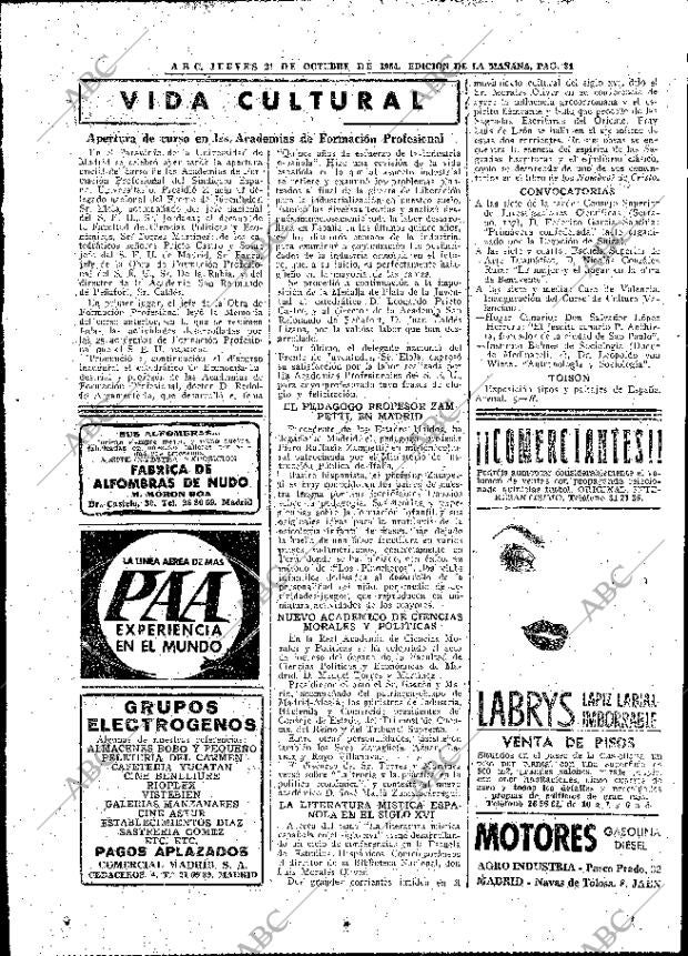 ABC MADRID 21-10-1954 página 32
