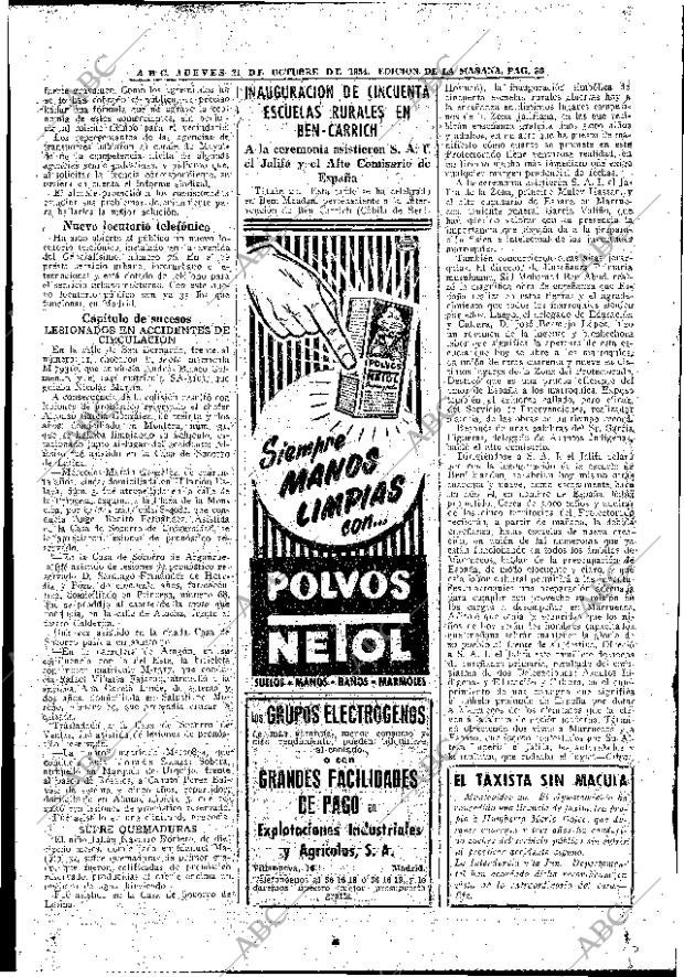 ABC MADRID 21-10-1954 página 34
