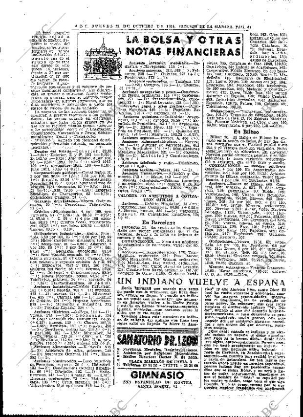 ABC MADRID 21-10-1954 página 39