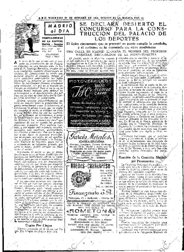 ABC MADRID 22-10-1954 página 41