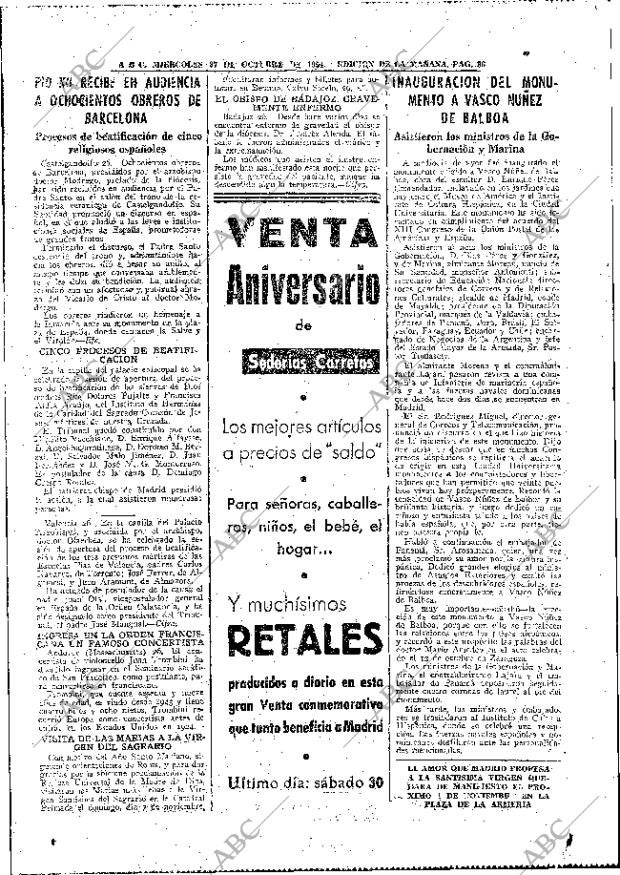 ABC MADRID 27-10-1954 página 36