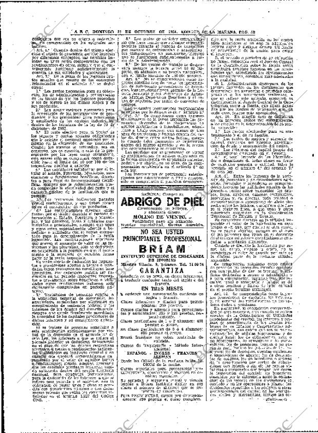 ABC MADRID 31-10-1954 página 54