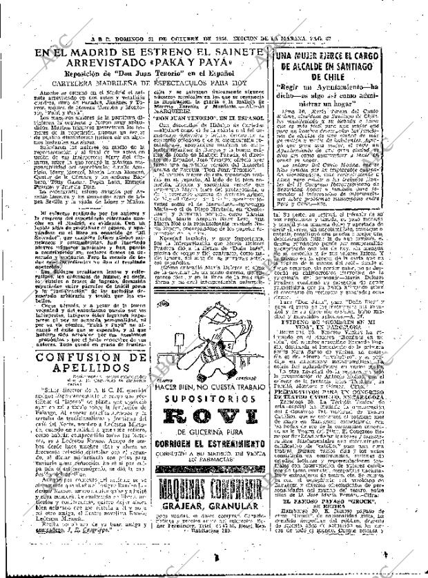 ABC MADRID 31-10-1954 página 65