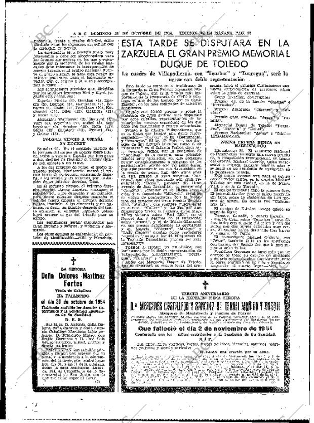 ABC MADRID 31-10-1954 página 70