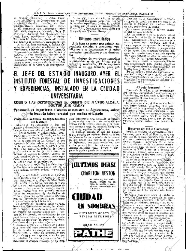 ABC SEVILLA 03-11-1954 página 17