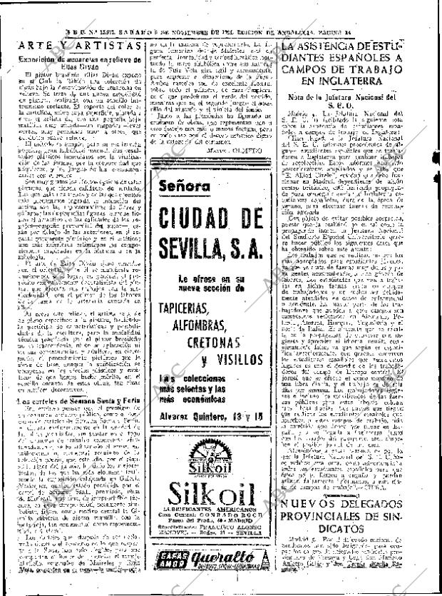 ABC SEVILLA 06-11-1954 página 14