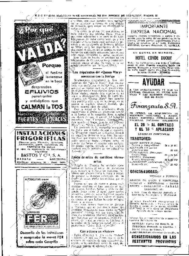 ABC SEVILLA 10-11-1954 página 26