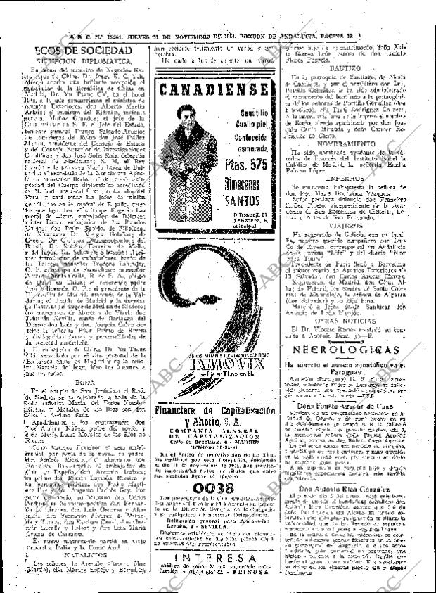 ABC SEVILLA 11-11-1954 página 12