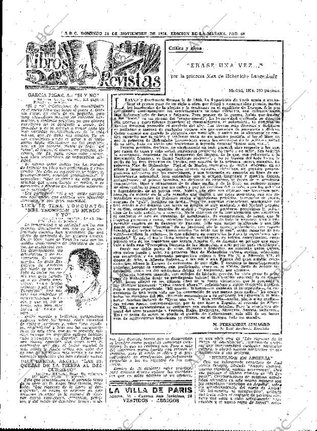 ABC MADRID 14-11-1954 página 63