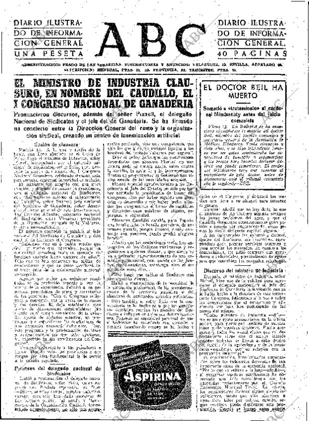 ABC SEVILLA 14-11-1954 página 15