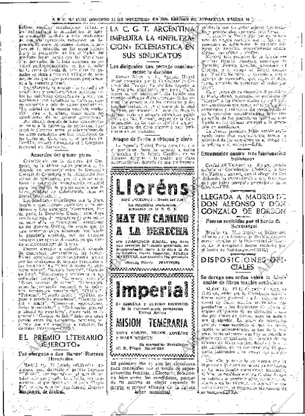 ABC SEVILLA 14-11-1954 página 16