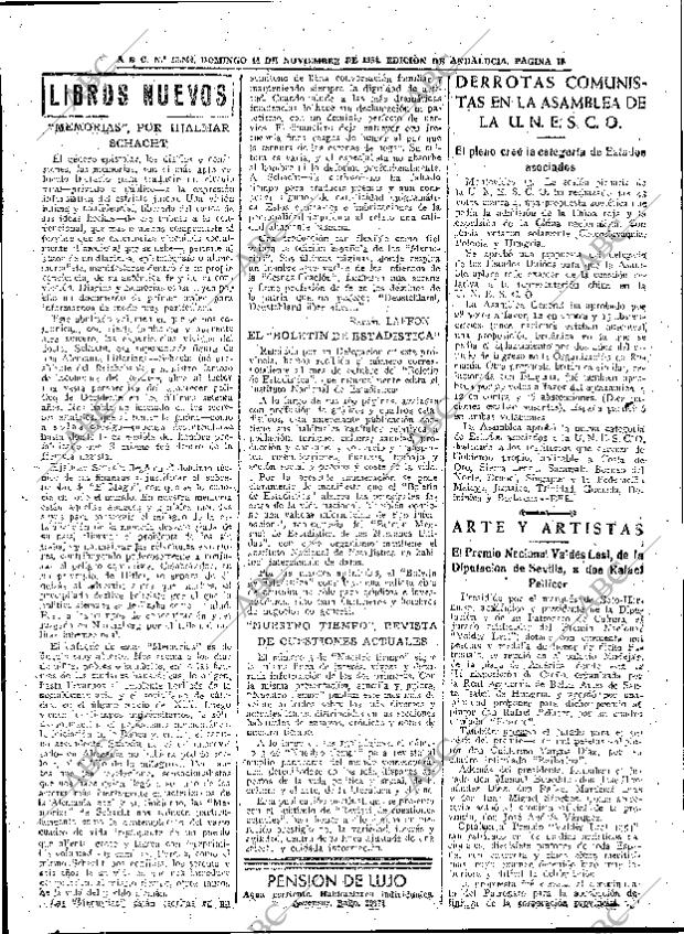 ABC SEVILLA 14-11-1954 página 18