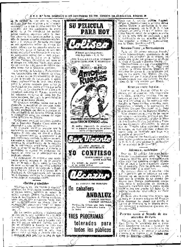 ABC SEVILLA 14-11-1954 página 20