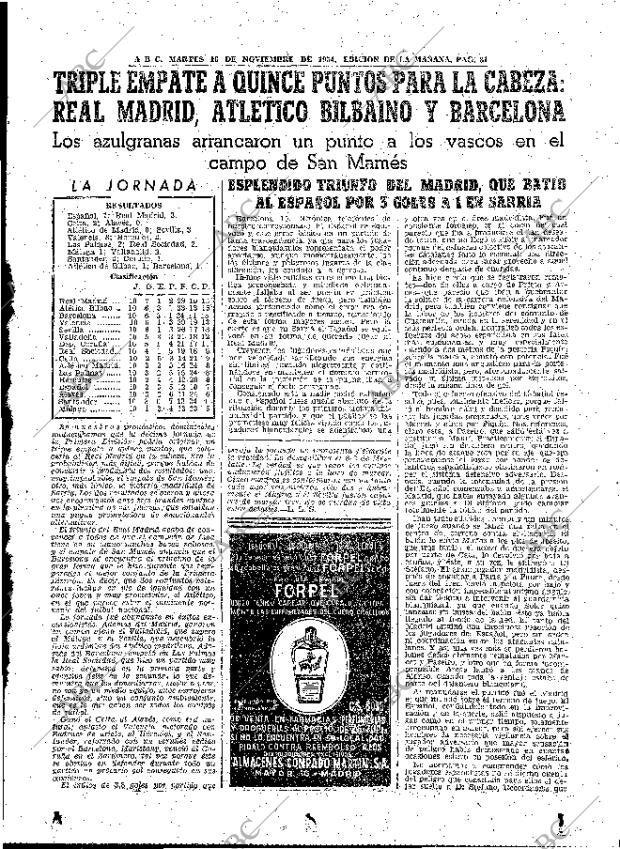 ABC MADRID 16-11-1954 página 31