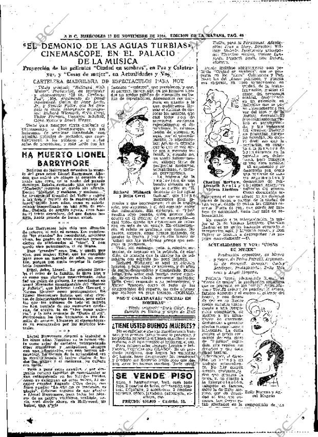 ABC MADRID 17-11-1954 página 43
