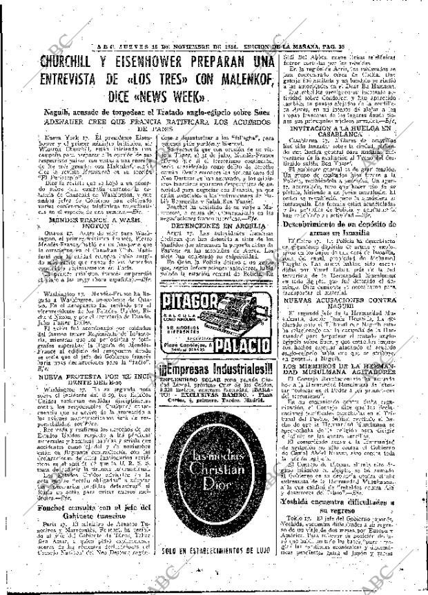 ABC MADRID 18-11-1954 página 19