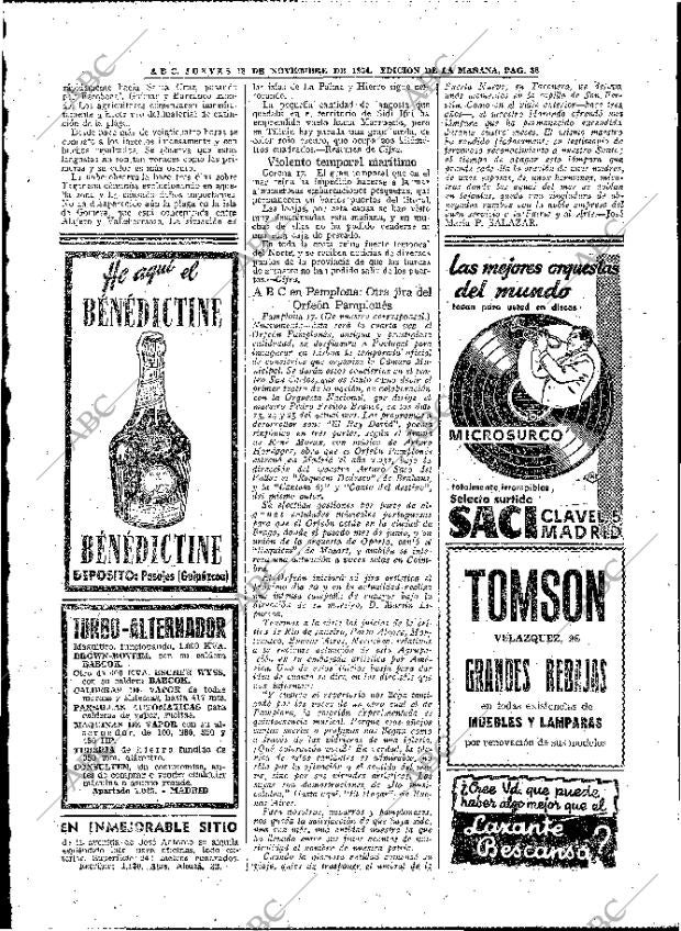 ABC MADRID 18-11-1954 página 22