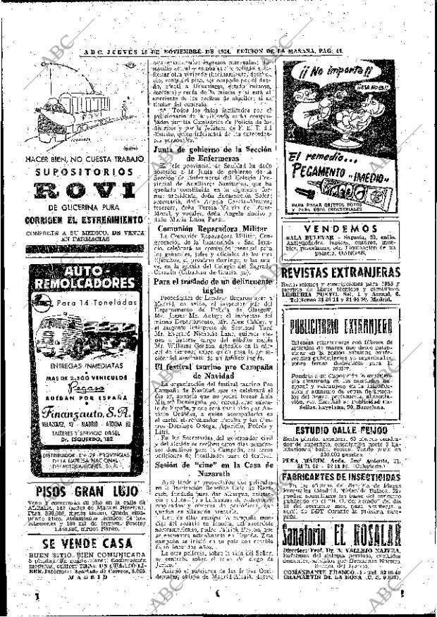 ABC MADRID 18-11-1954 página 28