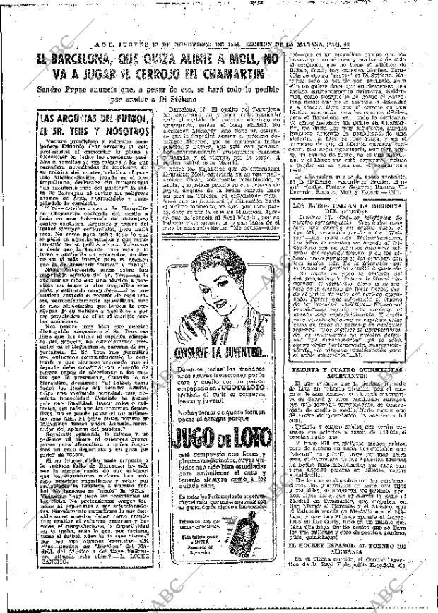 ABC MADRID 18-11-1954 página 33