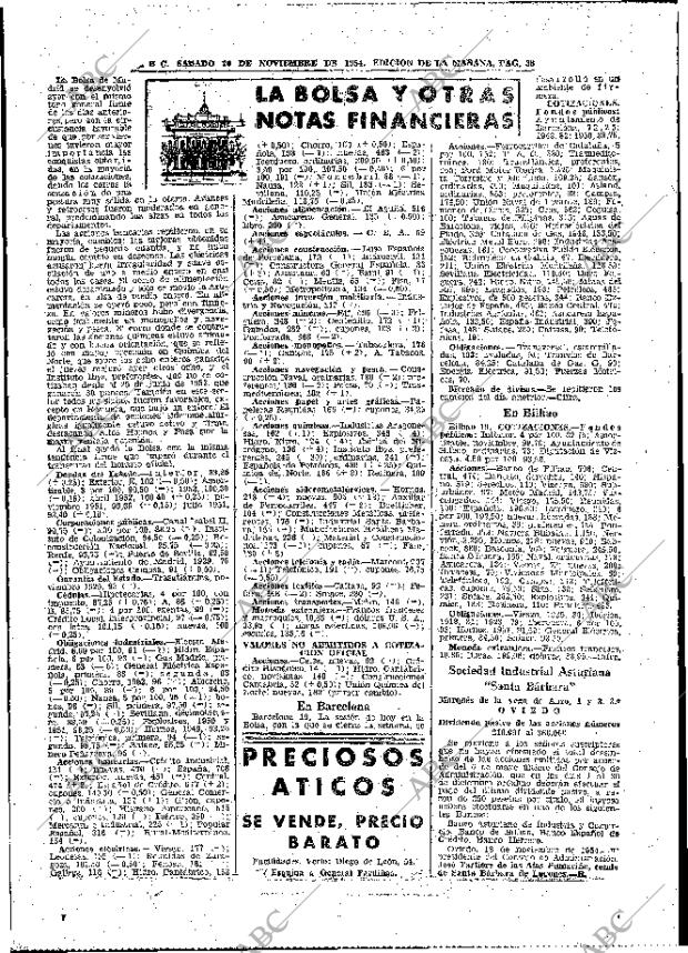 ABC MADRID 20-11-1954 página 38