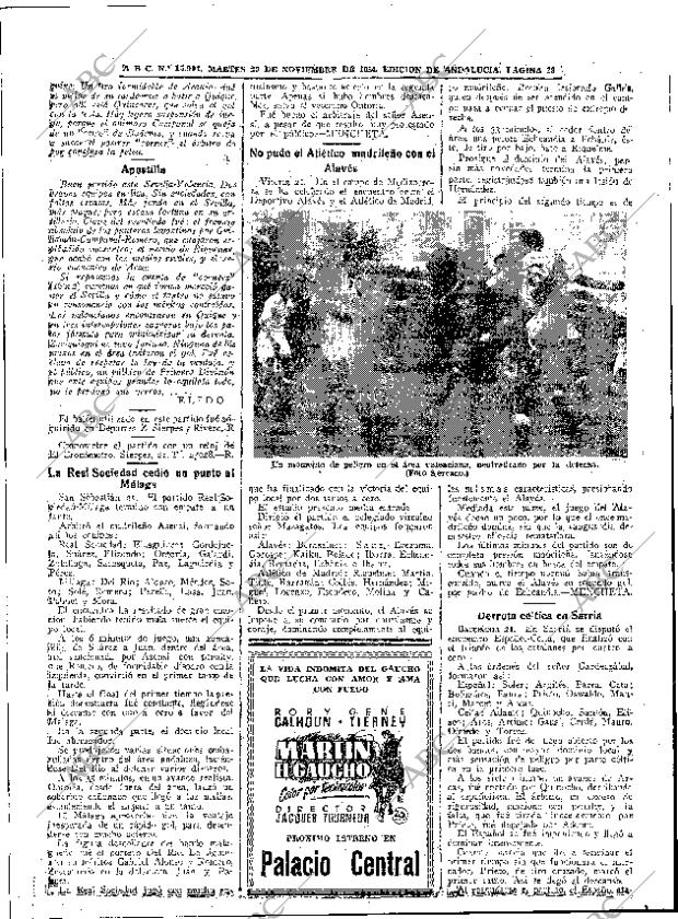 ABC SEVILLA 23-11-1954 página 28