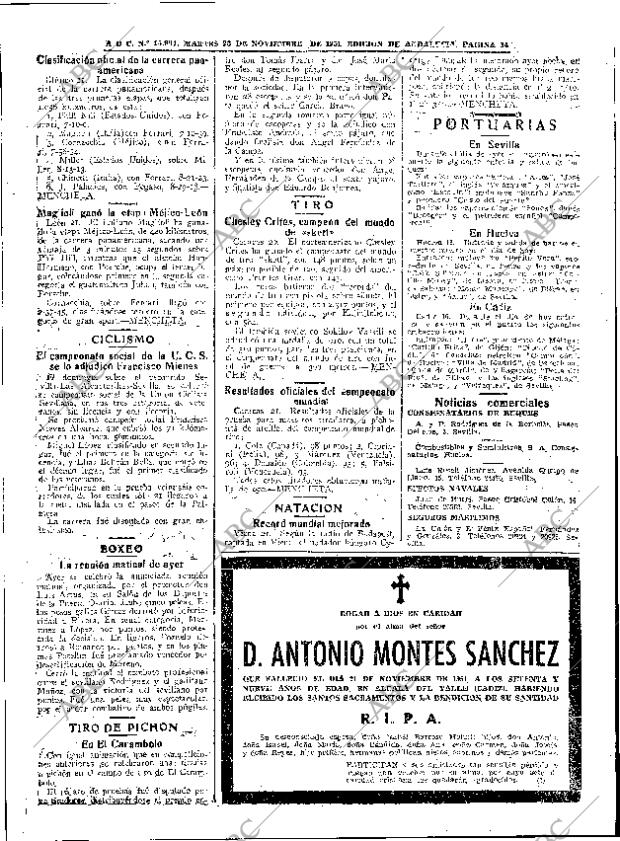 ABC SEVILLA 23-11-1954 página 34