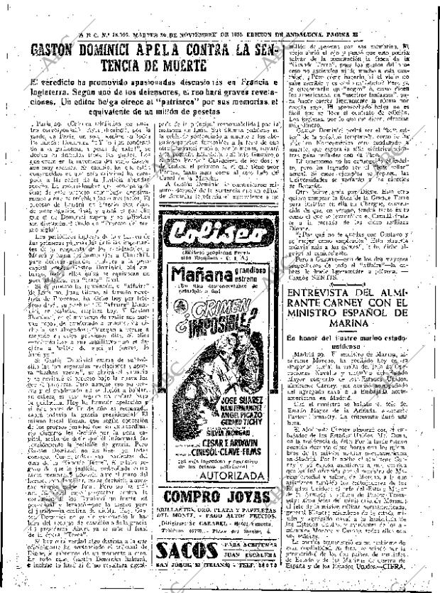 ABC SEVILLA 30-11-1954 página 21