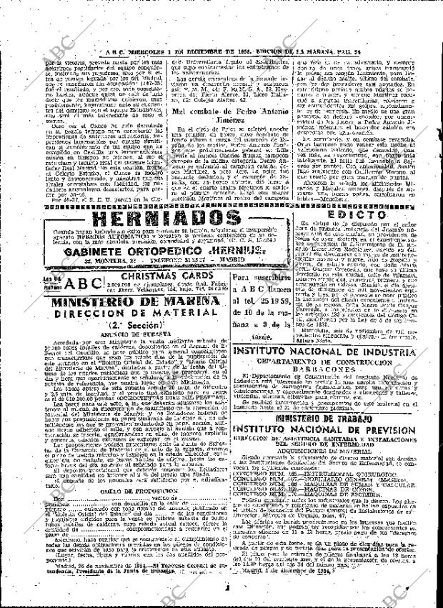 ABC MADRID 01-12-1954 página 34
