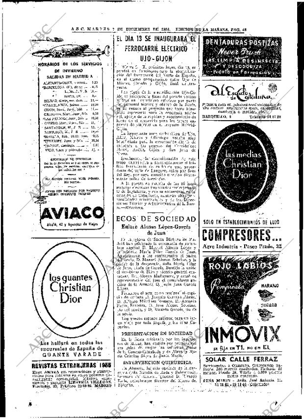 ABC MADRID 07-12-1954 página 48