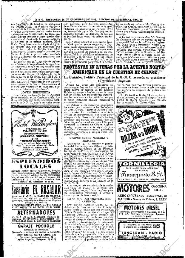 ABC MADRID 15-12-1954 página 38