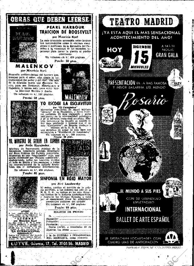 ABC MADRID 15-12-1954 página 4