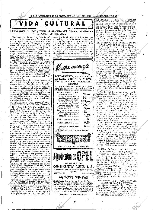 ABC MADRID 15-12-1954 página 43