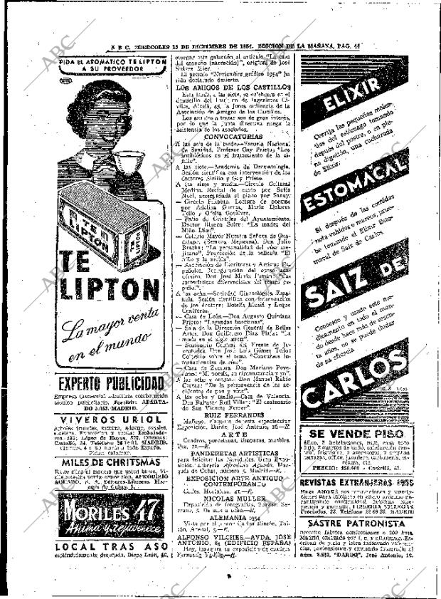 ABC MADRID 15-12-1954 página 44